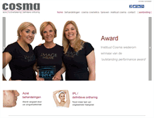 Tablet Screenshot of instituutcosma.nl